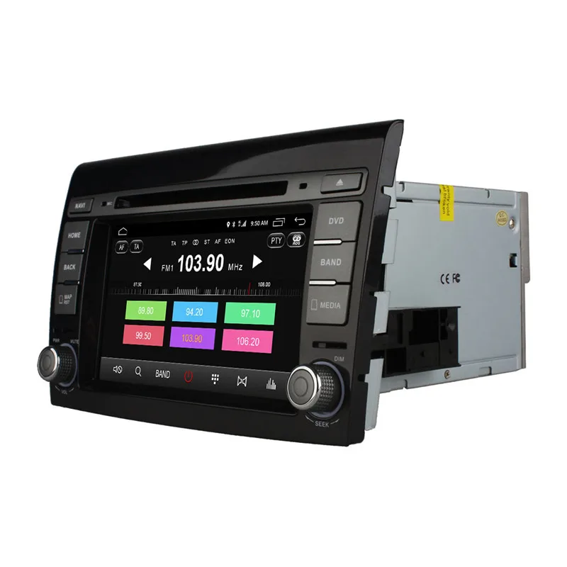 Perfect 1024X600 Android 6.0 Octa 8 Core CPU 2GB RAM 16GB Flash Car DVD For Fiat Bravo 2007-2014 Radio GPS Navigation Stereo 4G SIM LTE 3