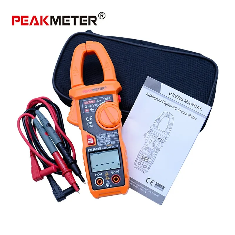 Портативный Умный Цифровой мультиметр переменного тока PEAKMETER PM2018S измеритель