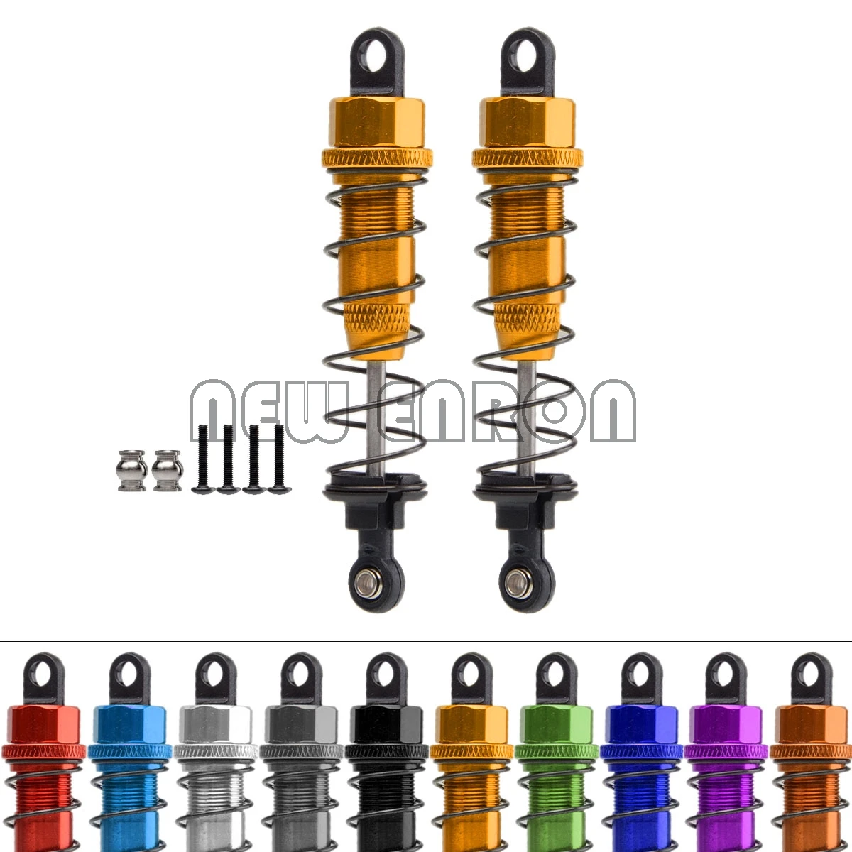 

NEW ENRON 2PCS 1:10 Aluminum Shock Absorber 90mm RC Shock FOR RC Axial SCX10 D90 Tamiya CC01 1/10