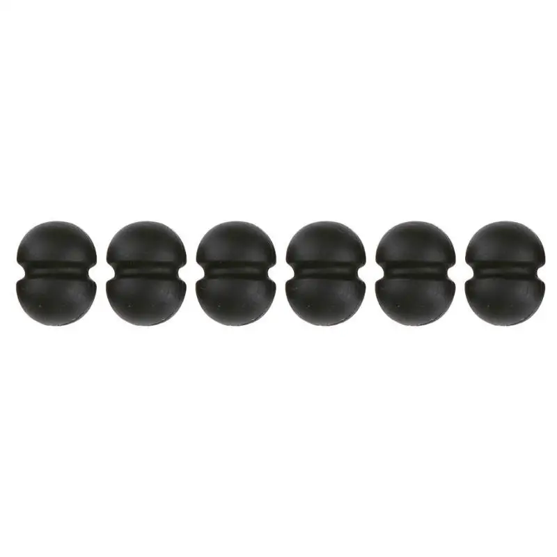 50pcs/lot 10g Black Carp Fishing Chod Heli Beads TPR Carp Fishing Chod Heli Helicopter Beads Terminal Tackle Tool Accessories