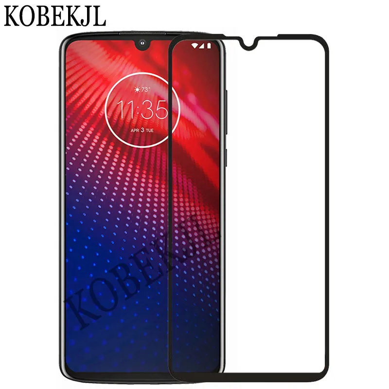 Защита экрана для Motorola Moto Z4 закаленное стекло XT1980 XT 1980 Z 4 MotoZ4 Force Play полное
