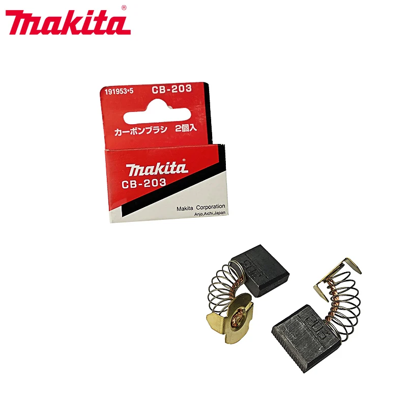 5Pairs Carbon Brushes For Makita CB203 Electric Motors 7x18x16mm