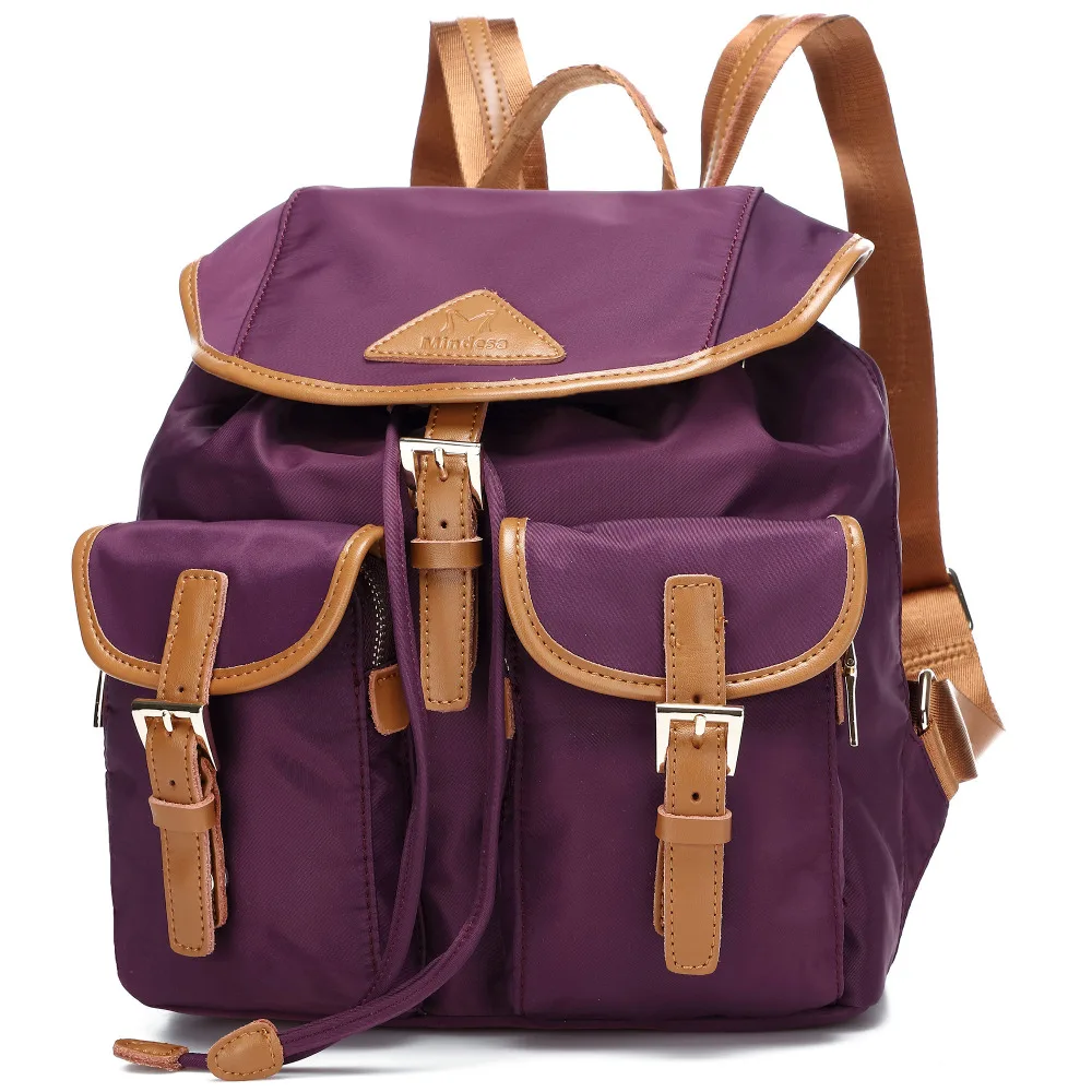 ladies backpack purple (7)
