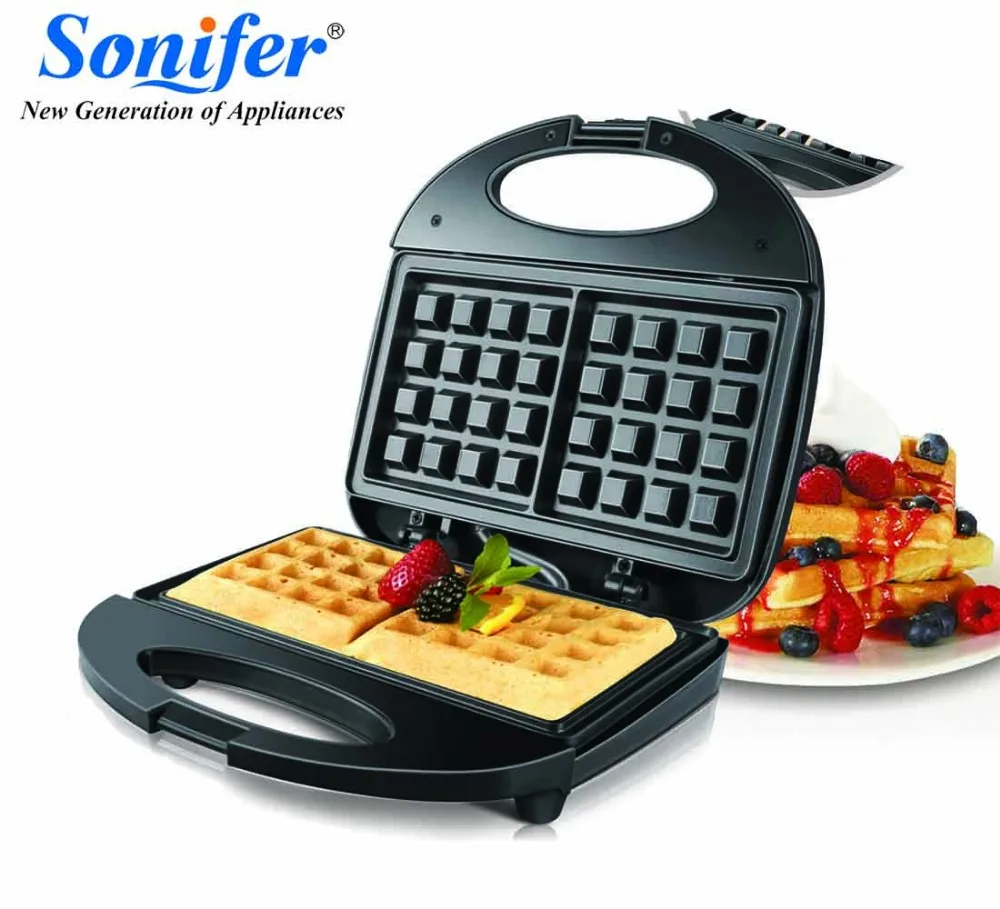 

Electric Waffles Maker Electric Sandwich Iron Machine Bubble Egg Cake Oven Breakfast Machine Sonifer fast delicious Safety