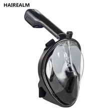 180 Degree Wide View Scuba Underwater Detachable Diving Mask Full Face Snorkeling Mask Swimming Snorkel Anti Fog Snorkeling