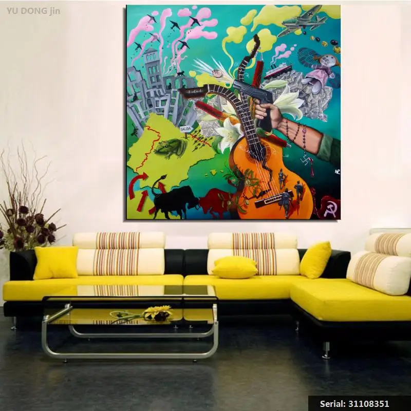 

yu dong jin Jos Coufreur Salvador Dali Still life Abstract oil Painting Drawing art Spray Unframed Canvas square 31108351