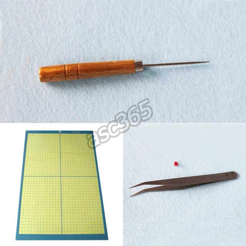 

Vinyl Weeding Tool-Tweezer&Drill,A3 11inch x 17inch Cutting Mat