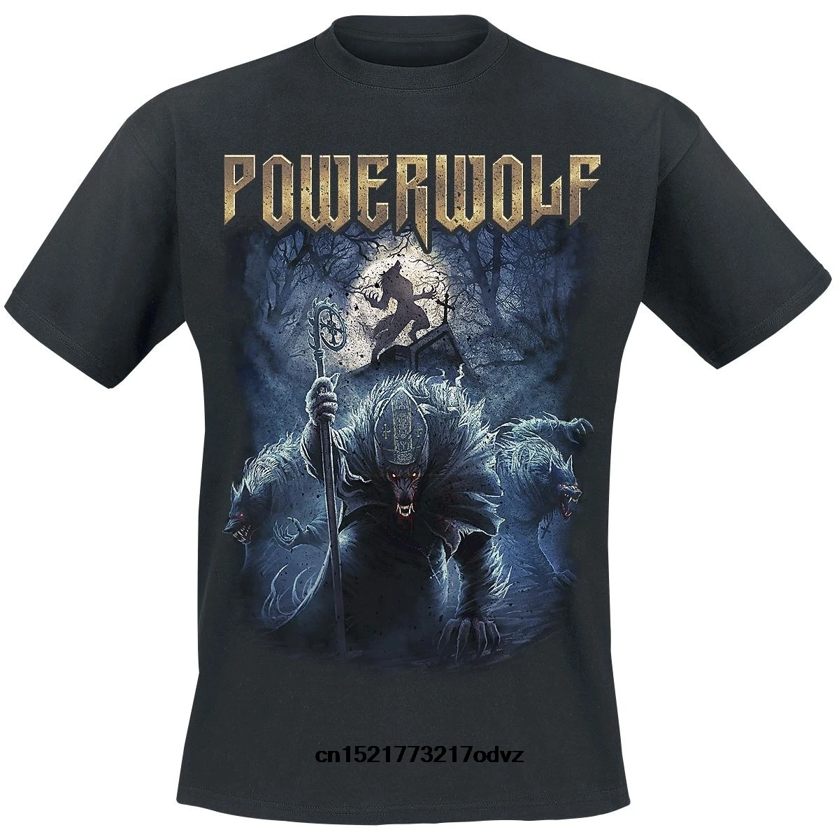 

Men T shirt Night Of The Werewolves Powerwolf funny t-shirt novelty tshirt women