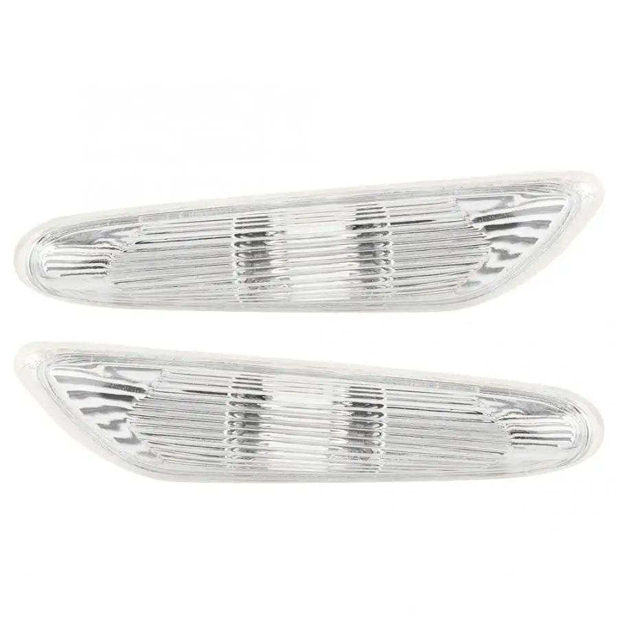 2 шт. боковой маркер поворотные сигнальные огни крышка без лампы для BMW E90 E91 E92 E93 3 серии 2006-2011 белый/серый автомобильные аксессуары