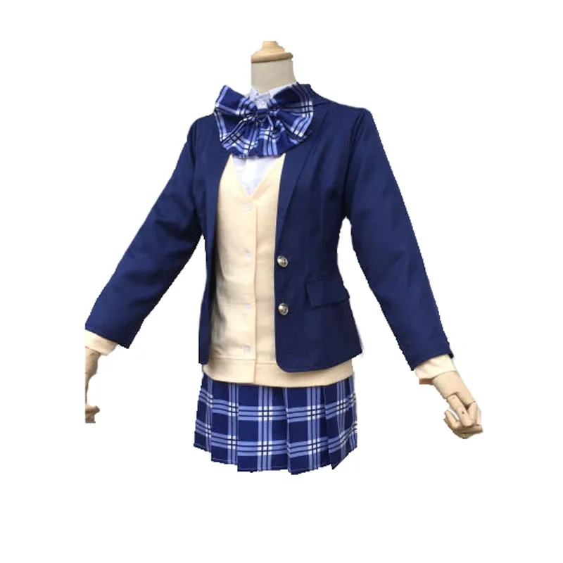 Ужасный аниме ZOMBIE LAND SAGA Zonbii San go Ai Mizuno маскарадный костюм для девочек на сцене