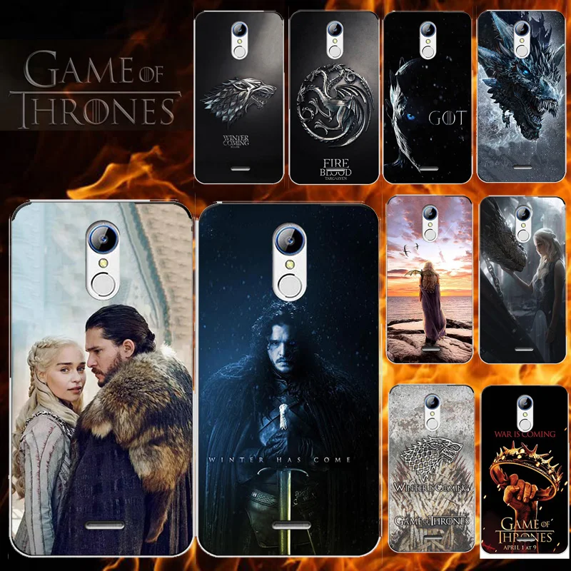 

Painted Case For BQ BQ-5504 Strike Selfie Max Cases for BQ 5504 BQ5504 Phone Back Cover for Game Of Thrones Seasons 8