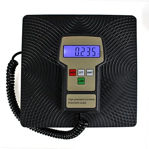 

100Kgs Capacity Electronic Refrigerant Charging Scale For Auto Airconditioning Marine AC WITH CE