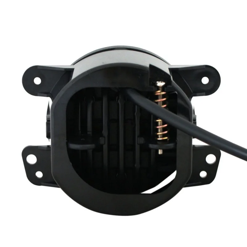 FADUIES 2PCS DOT 4Inch Round Wrangler Led Fog Light 30W 6000K White Halo Ring DRL Off Road Fog Lamp - 32839813455