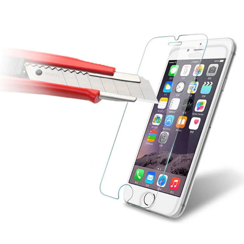 защитное стекло 2 шт. 9 H закаленное Стекло для IPhone X протектор 6 6s плюс 8 7 5 5S 5c SE 4 4S