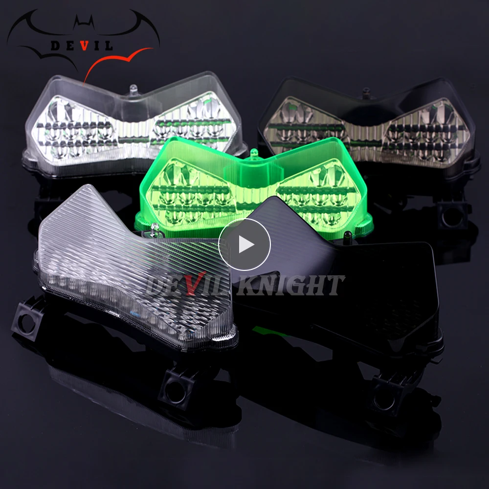 Для Kawasaki ZX 6R ZX6R 2003 2004 Z750 2006 Z1000 2005 03 светодиодный задний фонарь для мотоцикла| |