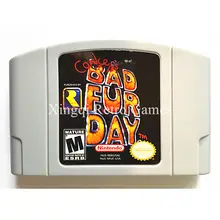 Nintendo N64 Игры Conker’s Bad Fur Day Видеоигры Картридж Консоли Карты Английский Язык Версия США