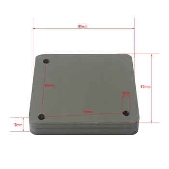 

88x85mm Plastic PVC Board PVC PCB PVC Processing UPVC Gray Board Gray Board 15mm Thickness