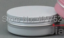 

Lot of 30pcs Aluminum Jars 60ml white Tin 60g Cosmetic Containers Crafts Pots