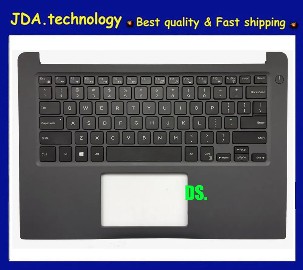 Wellendorff / ноутбук Топ чехол для DELL Inspiron 14-7000 7460 Клавиатура США с подставкой верхняя крышка с подсветкой 0XD4CT