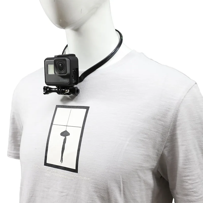 Ремешок для ношения на шее держатель для Gopro hero 8 7 6 5 4 3 Eken h9 xiaomi yi 4K SJCAM аксессуары для экшн-камеры
