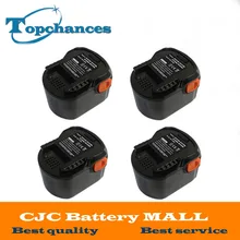 4PCS High Quality Power Tool Battery 12V 2000mAh Ni-CD For AEG B1214G,B1215R,B1220R,M1230R,BS12G,BS12X,BSB12G,BSB12STX,BSS12RW