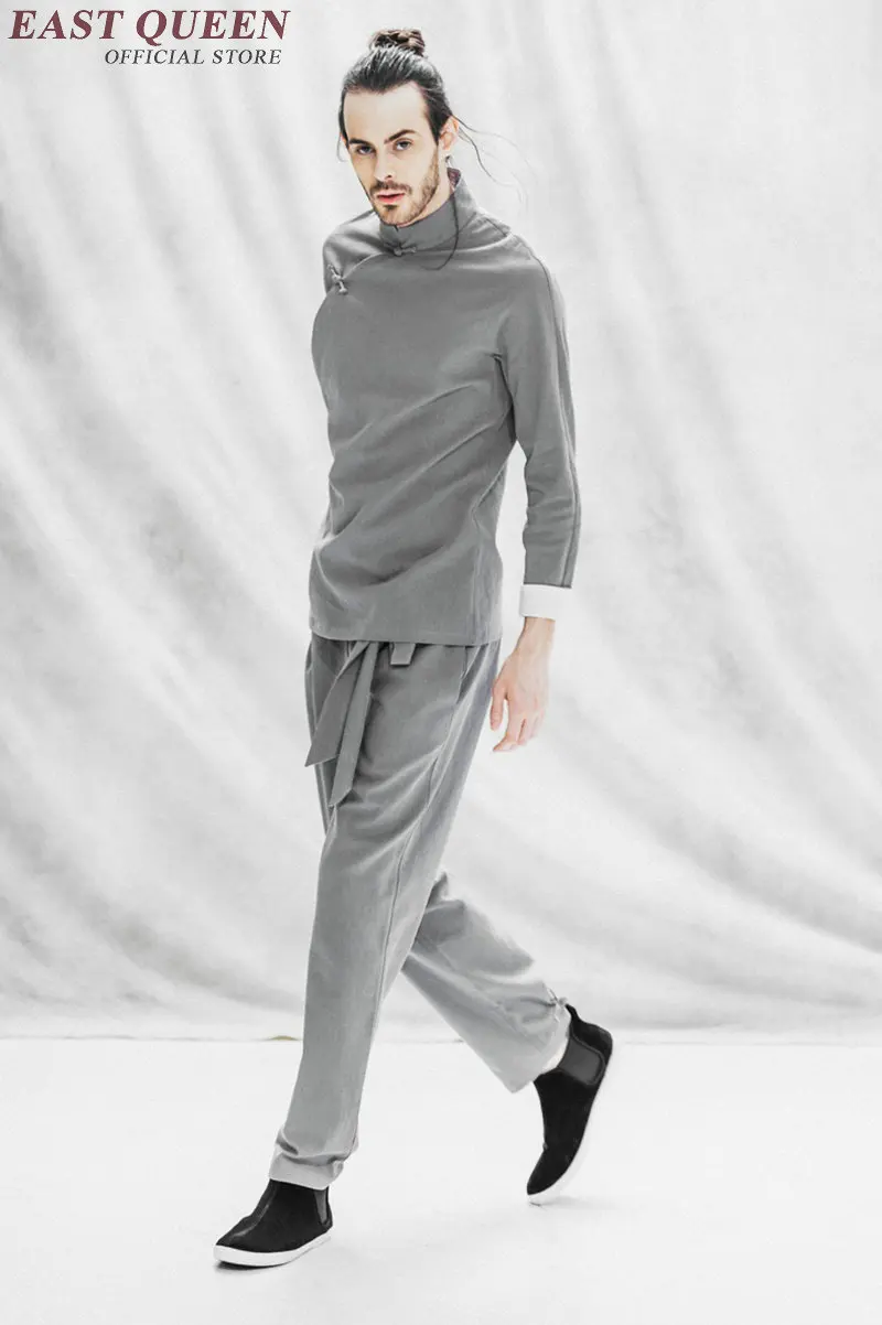 Traditional chinese clothing long sleeve chinese traditional men clothing shanghai tang traditional men KK674W