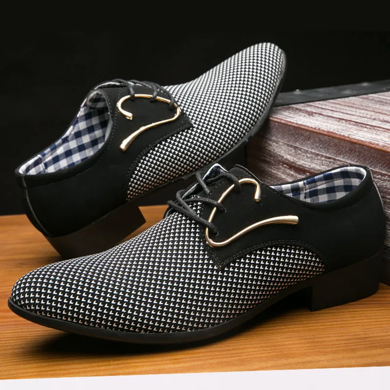 Misalwa/мужские классические туфли в стиле дерби; кожаная обувь; цвет черный, белый; итальянский стиль; Повседневная Свадебная обувь для офиса; большие размеры; обувь на плоской подошве со шнуровкой