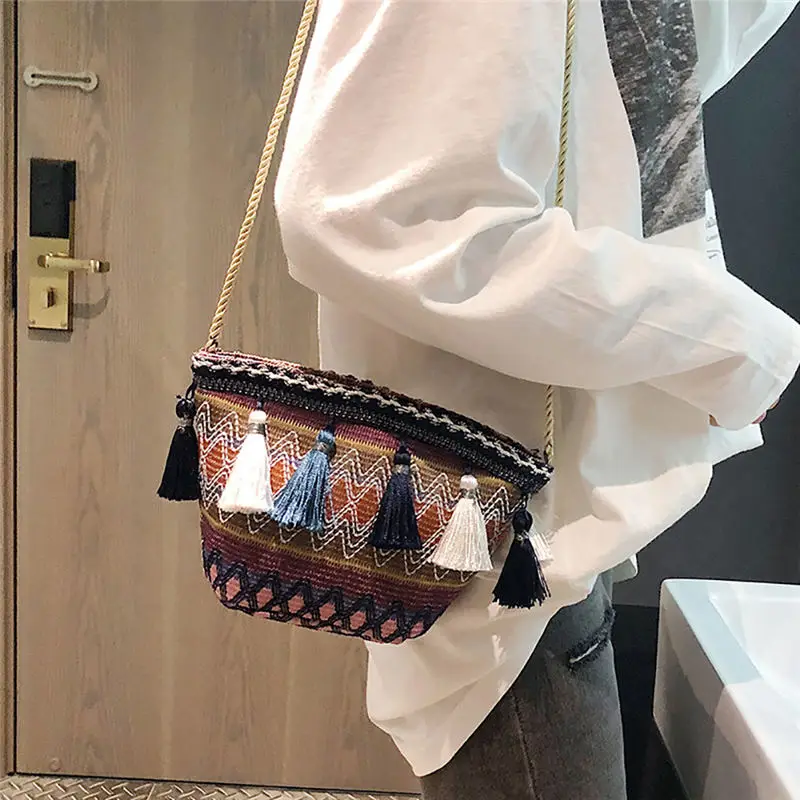  Tassel Wild Handbag Shoulder Bag Crossbody Bag for Women 2019 Messenger Bags women's bag bolsa feminina sac a main 40AP1609