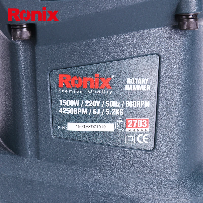 Ronix 32mm Electric Rotary Hammer Drill Machine Model 2703