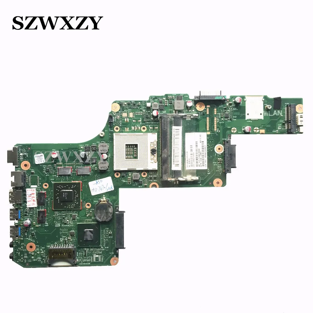 Материнская плата для ноутбука Toshiba L850 L855 материнская V000275060 6050A2491301 HD7670M/2 ГБ PGA989 HM76
