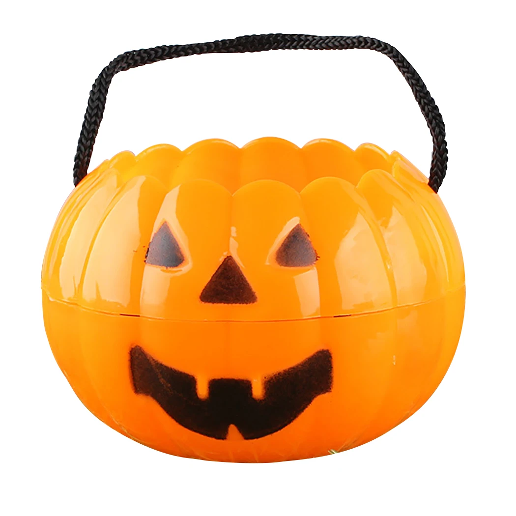 

Pumpkin Bucket Cute Pumpkin Trick Or Treat Candy Bucket Halloween Party Favor For Halloween Decor