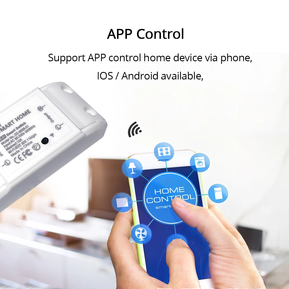 Alexa Google Home IFTTT Siri Голосовое управление Wifi переключатель прерыватель универсальный пульт дистанционного управления DIY модули IOS Android