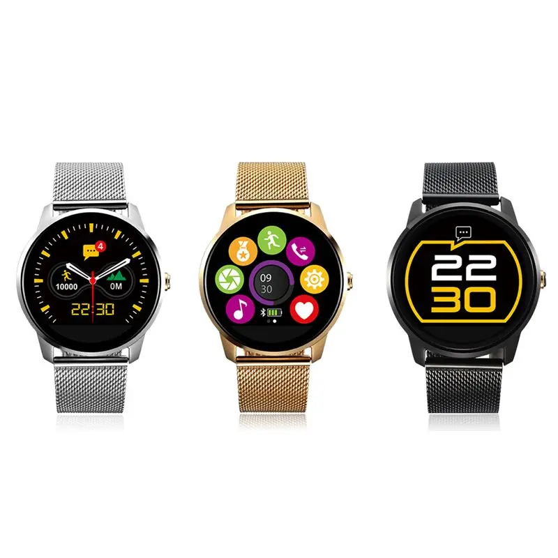 

Sport Bluetooth Smart Watch Round V360 Waterproof for iOS Android Phone Pedometer Camera Calorie Pedometer Barometer Alitmeter