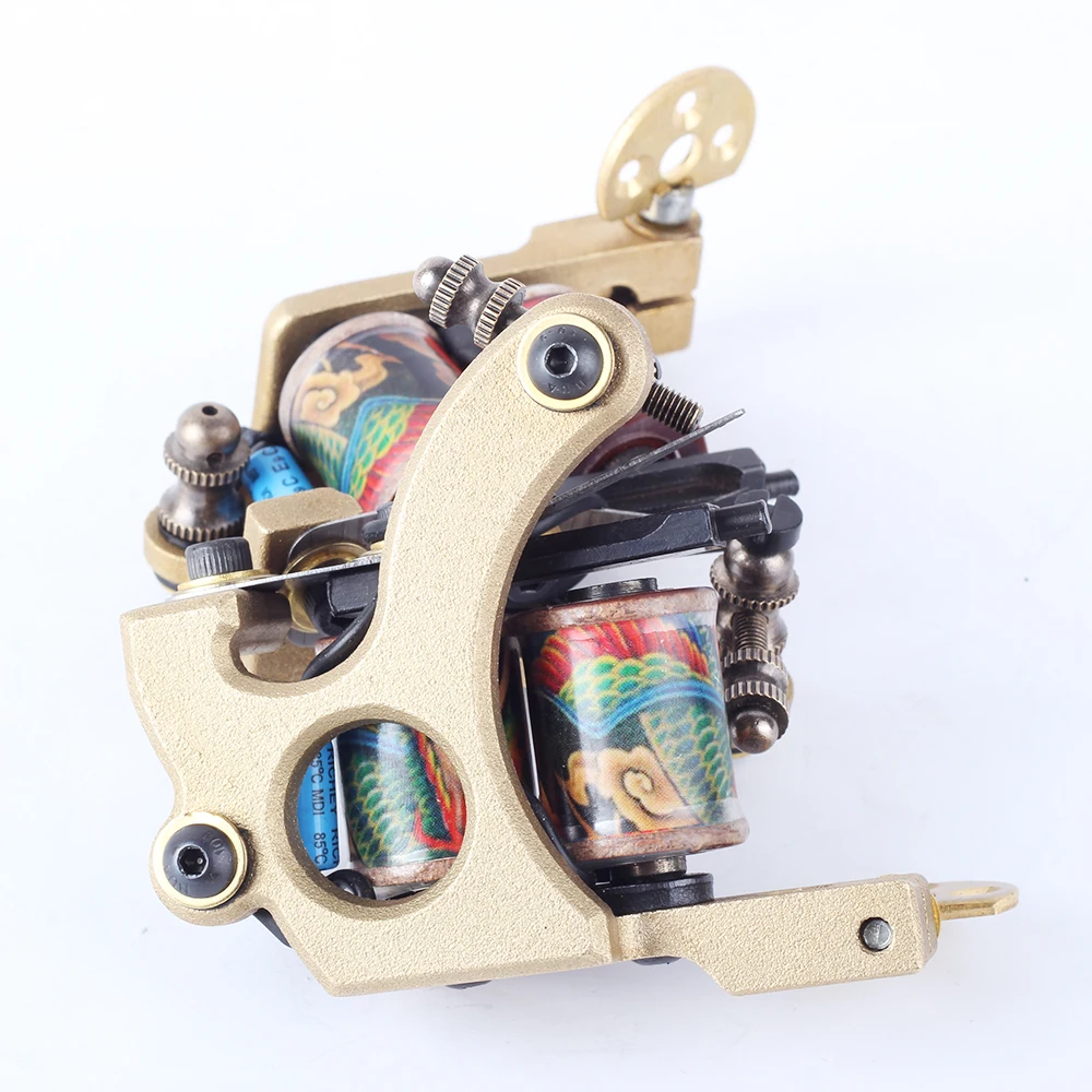 

1Pc Pure Copper Tattoo Guns Liner And Shader Top Quality Tattoo Machine Gun