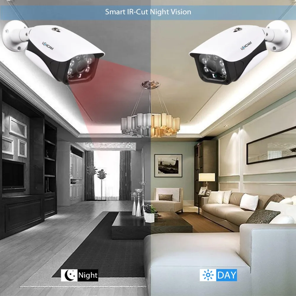 LOXCAM H.265+ 8CH POE CCTV NVR система 48 В 3MP наружная Безопасность Аудио ночное видение IP камера POE Onvif HD комплект видеонаблюдения