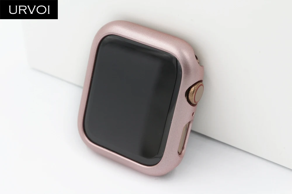 URVOI чехол для apple watch series 4 5 чехол для iwatch протектор пластиковый бампер Тонкий чехол ремешок 40 44 мм