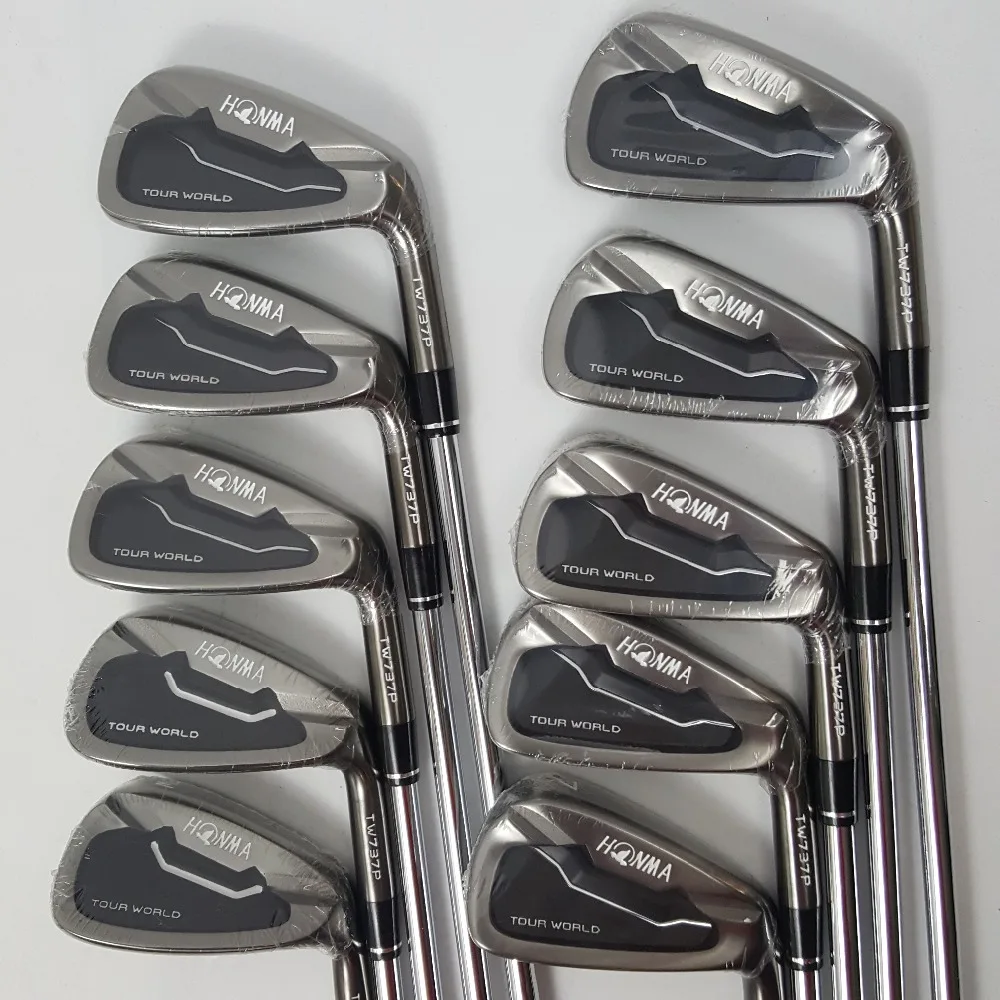 Утюги для гольфа HONMA Tour World TW737p iron group 4-11 S(9 шт.) черная голова стальной вал