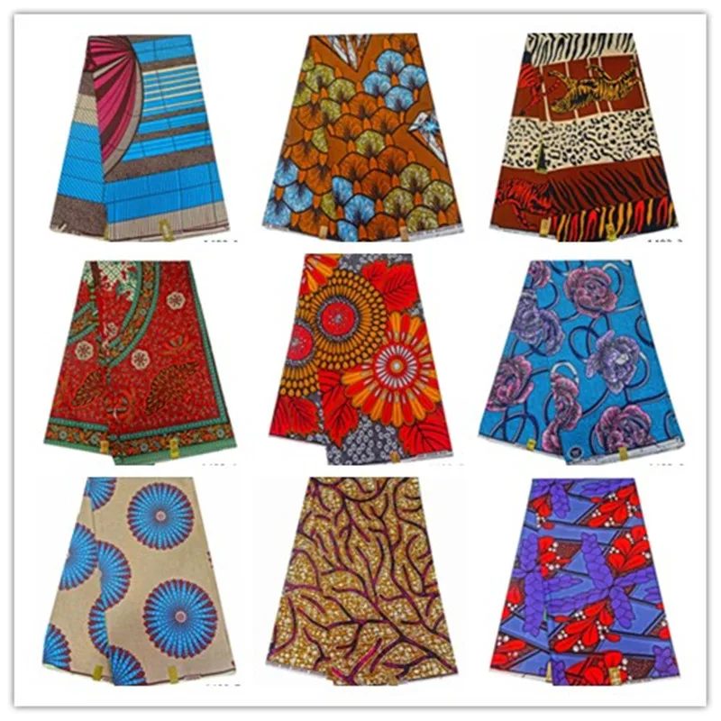 

african print fabric 6 yards of African fabric wholesale African wax prints fabric super java wax Ankara fabric for dress 1402-1