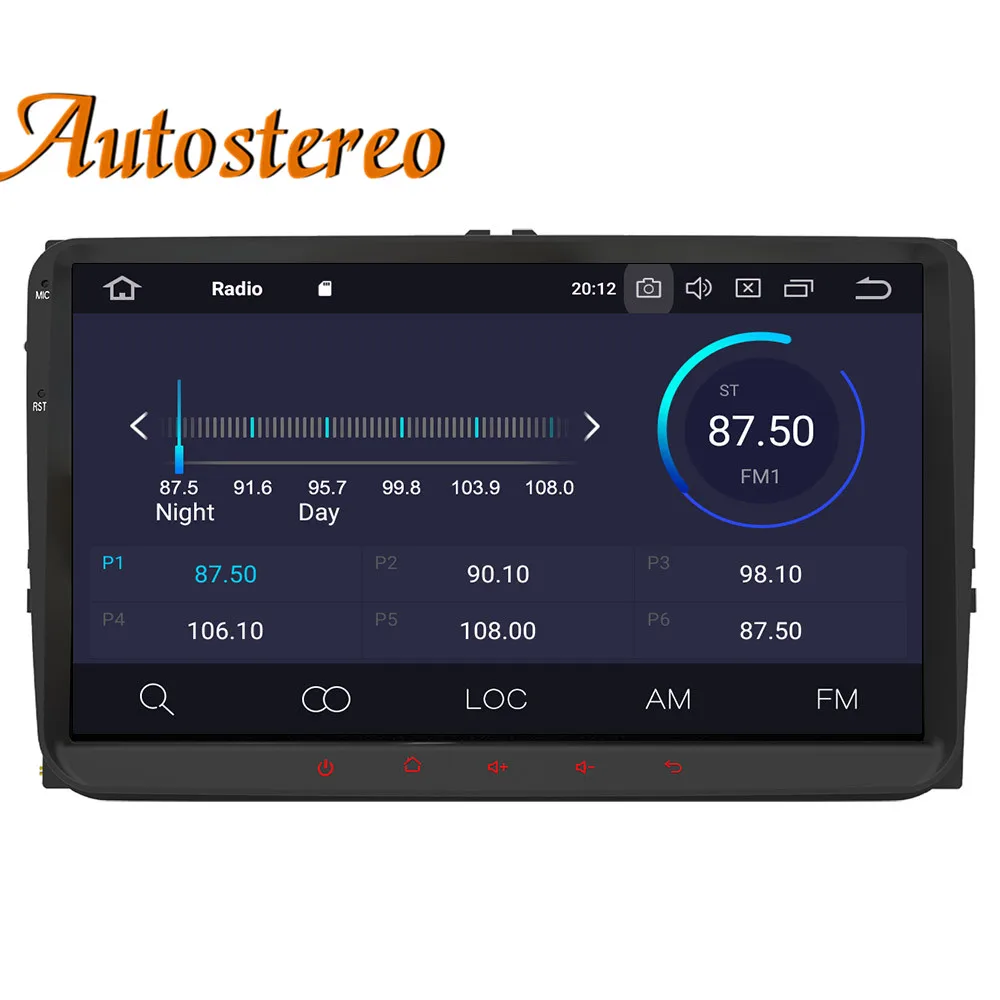 Cheap DSP MAX64 Android 9 Car NO DVD player GPS navination System For VW golf passat tiguan skoda multimedia AUTO radio tape recorder 6