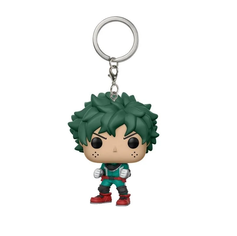 

Anime My Hero Academia Character Deku Cute Keychain Figure Collection Model Toys Key Chain with Retail Box