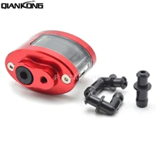 R QIANKONG CNC Универсальный мотоцикл жидкость резервуар масло чашки для HONDA PCX MSX125 VFR800 VTR1000F/FIRESTORM VFR750 Deaucille700