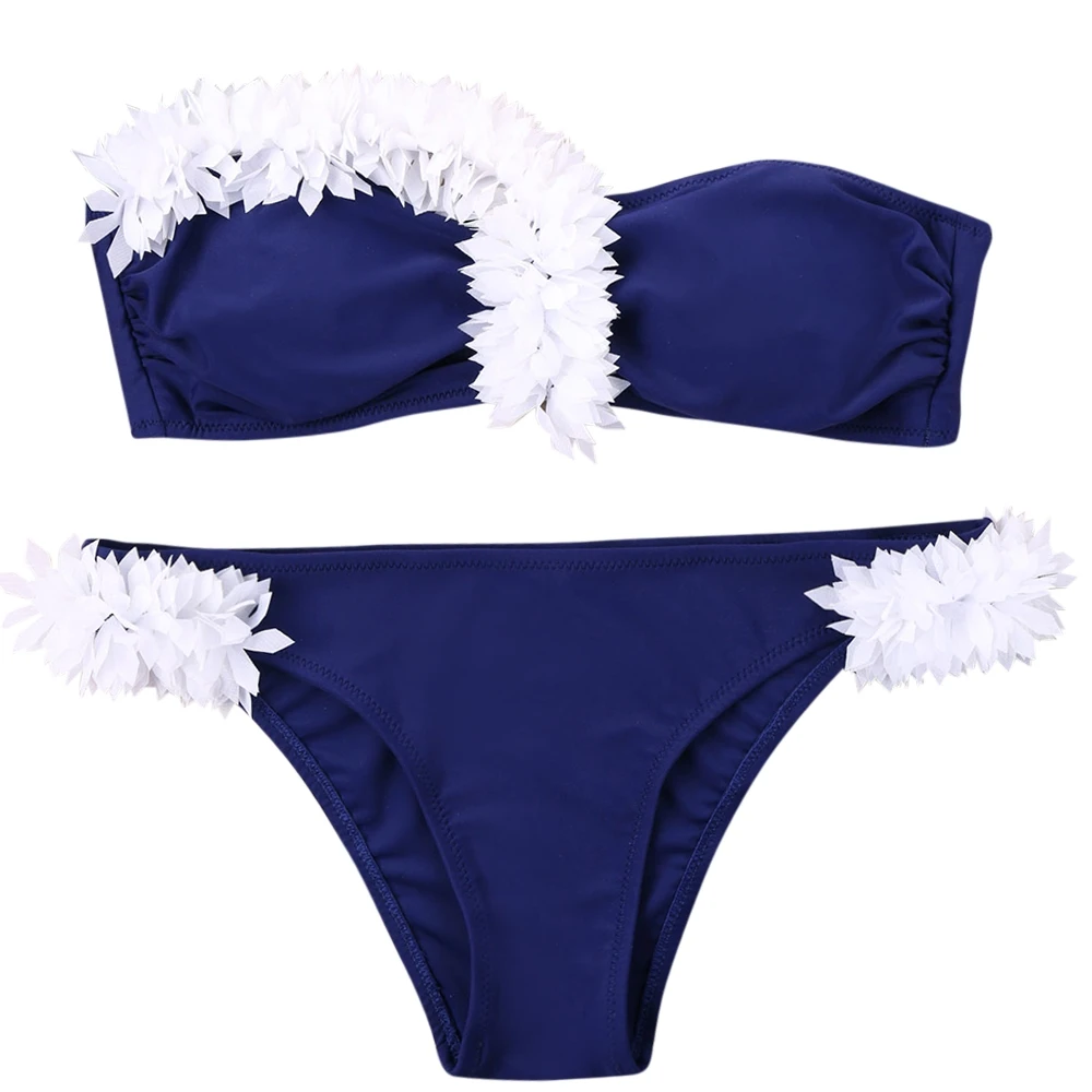 

Swimwear Women Push Up Bikini Set 2018 Off Shoulder Swimsuit Strapless Bikini Sexy Low Waist Women's Swimming Suit Biquini