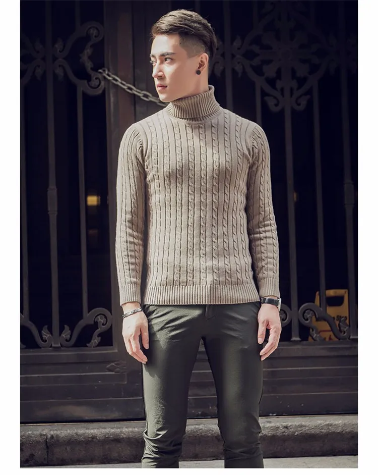 SWEATER UNISEX PRIA DAN WANITA - SWEATER RAJUT TURTLENECK BIGSIZE