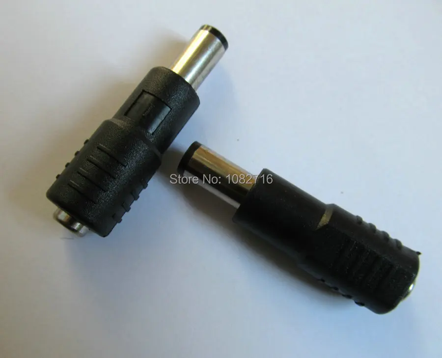 

20pcs DC power adapter plug 5.5x2.1mm female to 7.4x5.0mm with pin Male for HP DELL Interface charger laptop connector plugs new