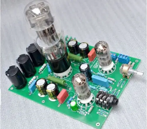 Douk Audio 6N3+6N5P Valve Tube Headphone Amp HiFi Stereo Preamp Board