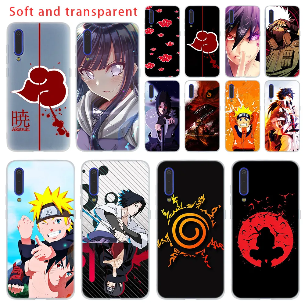 

Anime Naruto Akatsuki Desgin Cover Cases soft TPU phone For Xiaomi 9 8 Mi 6 5X lite se A1 A2 For Redmi Note 7 6 5 Go coque