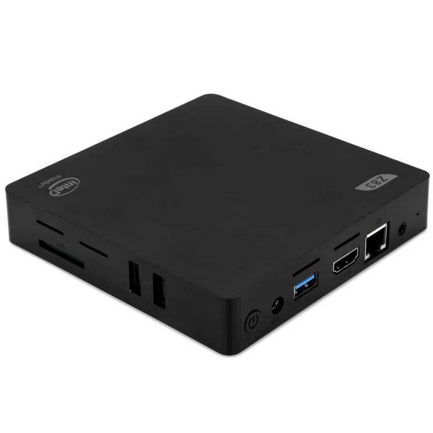 Z83 II ТВ приставка 2G 32G Windows 10 Intel Atom x5-Z8350 4K 3D Мини ПК 1000M LAN Bluetooth 4,0 2,4G 5,8G Wifi Набор Miracast Top Box