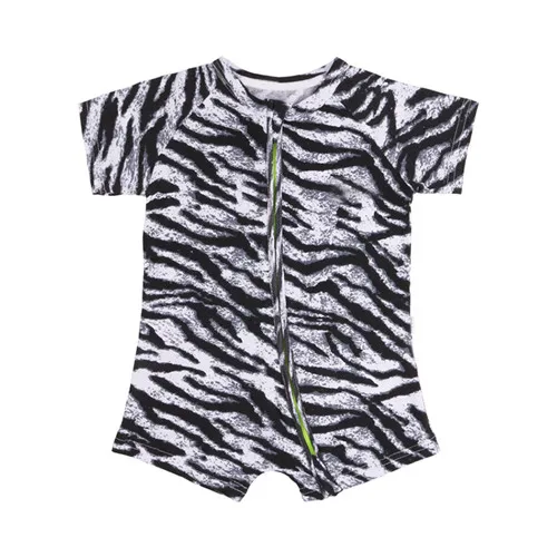 fashion Infant clothing baby romper short sleeve striped one piece suit Jumpsuit newborn baby boy girl clothesBBR105 - Цвет: As photos