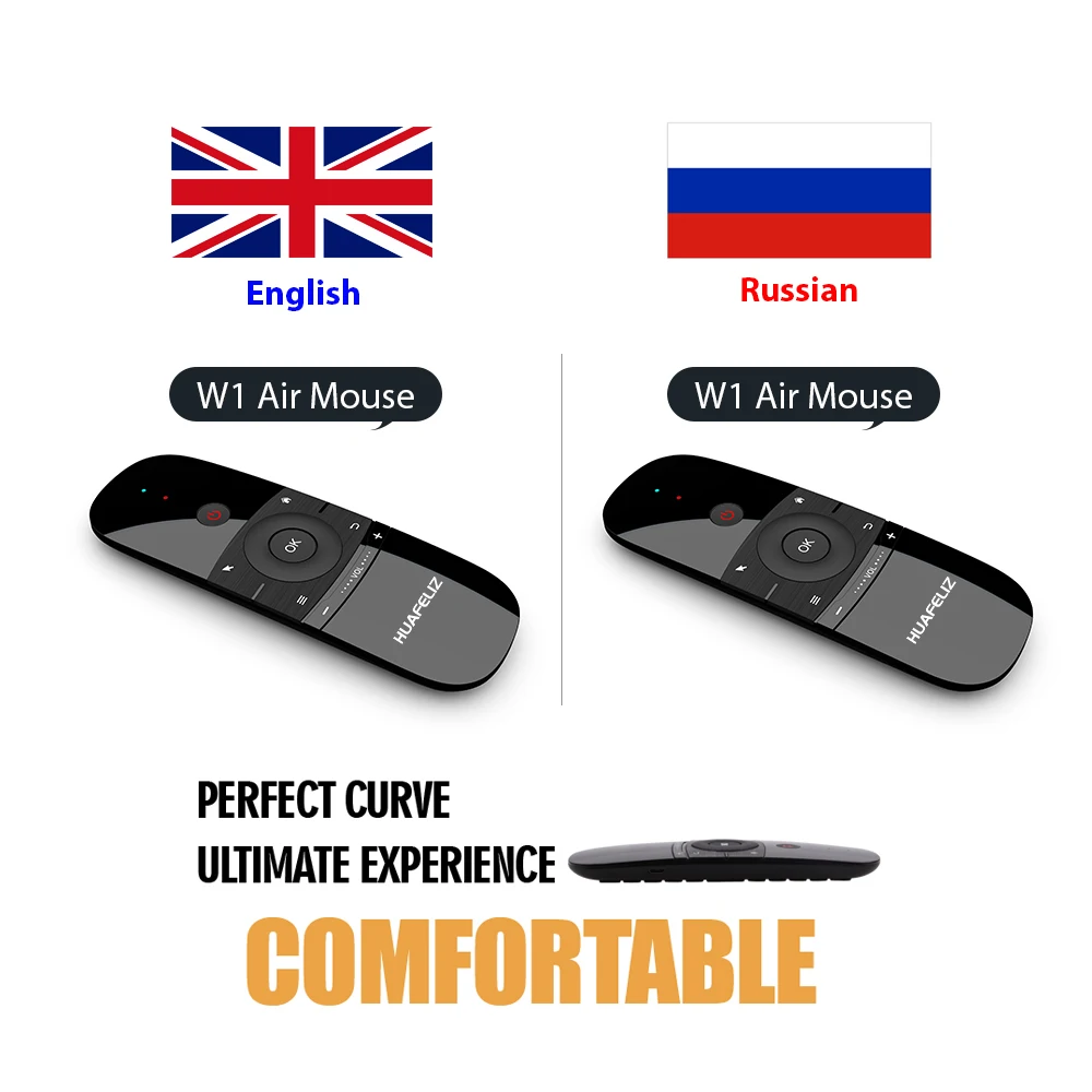 W1 2,4G air mouse беспроводная клавиатура Fly mouse W1 многофункциональный пульт дистанционного управления для Android tv Box/PC/Smart tv/проектор pk g20s