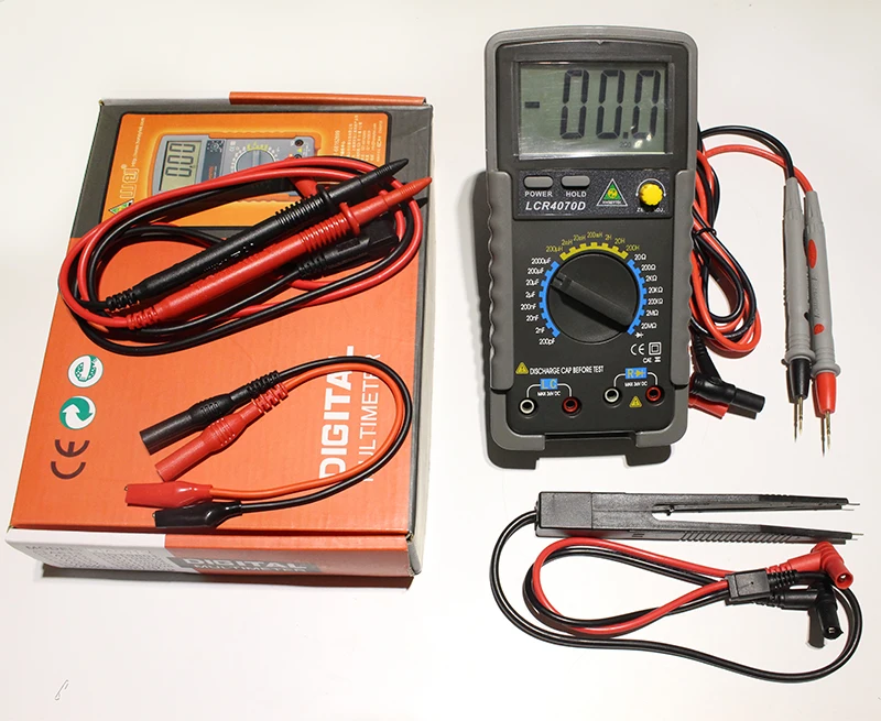 Digital bridge LCR4070D Capacitor mF uF Circuit Gauge Capacitance Meter Tester (4)